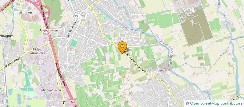 localisation de l'entreprise ECHANGES FRANCE FASO  VEDENE