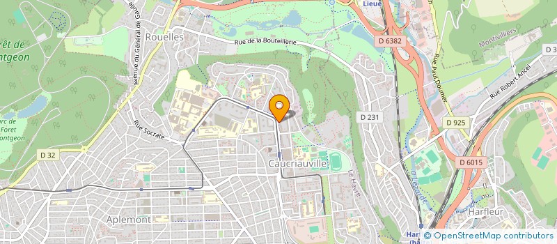 localisation de l'entreprise ECHANGES FRATERNELS à LE HAVRE