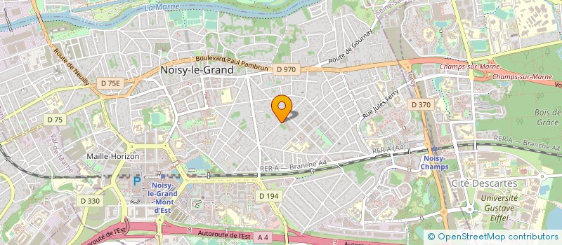 localisation de l'entreprise ECHANGES MUSICAUX FRANCPHONES  NOISY-LE-GRAND