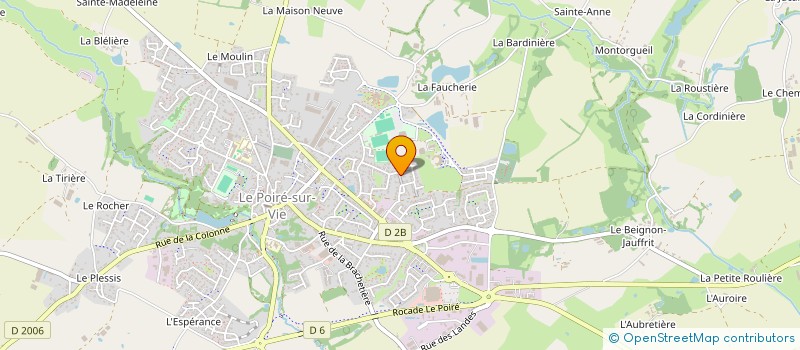 localisation de l'entreprise ECHANGES POIRE INTERNATIONAL L'EPI à LE POIRE-SUR-VIE