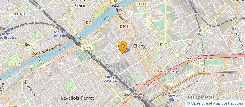 localisation de l'entreprise ECHANGES SAHEL-COOPERATION INTERNATIONAL à CLICHY