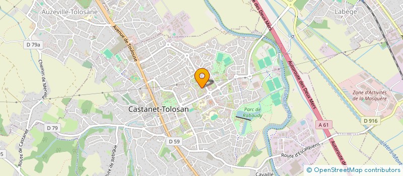 localisation de l'entreprise ECHANGES SUD SUD-OUEST EN MILIEU RURAL à CASTANET-TOLOSAN