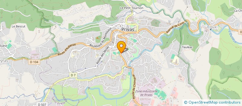 localisation de l'entreprise ECHANGES TOGO-ARDECHE à PRIVAS