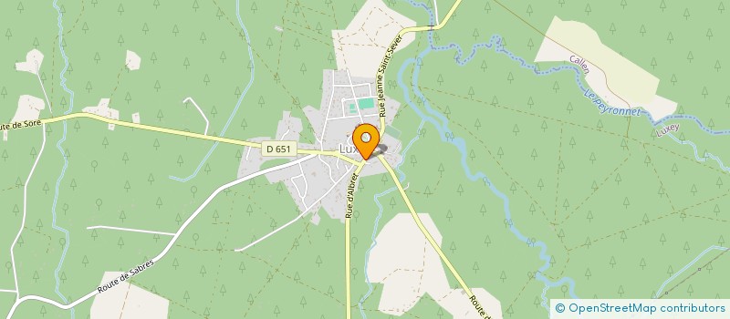 localisation de l'entreprise ECHANGES TOURISME ET CULTURE  SORE