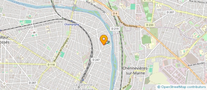 localisation de l'entreprise ECHANSON ET SOMMELIER à SAINT-MAUR-DES-FOSSES