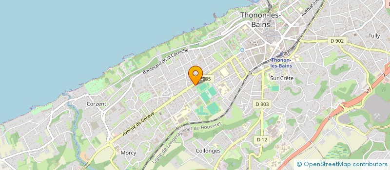 localisation de l'entreprise ECHANTILLON ADVISING à THONON-LES-BAINS