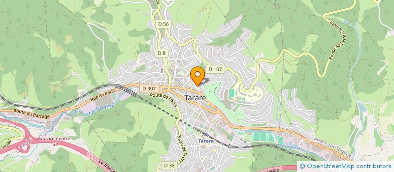 localisation de l'entreprise ECHANTIPUB  TARARE