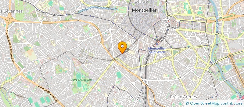 localisation de l'entreprise ECHAP AUTO à MONTPELLIER