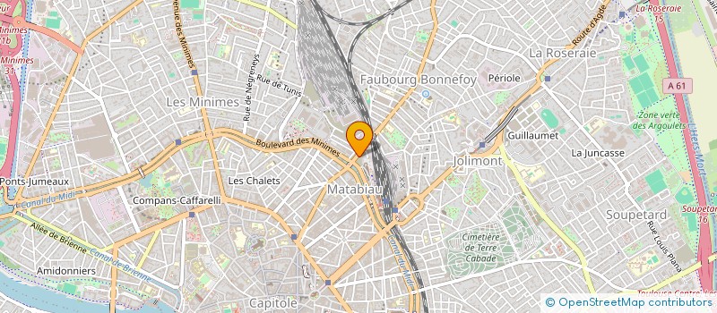 localisation de l'entreprise ECHAPEES D'AFRIQUE à TOULOUSE