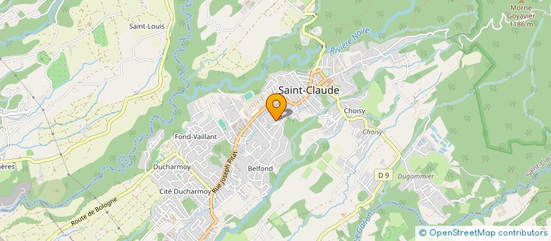 localisation de l'entreprise ECHAPINOX CARAIBE à SAINT-CLAUDE