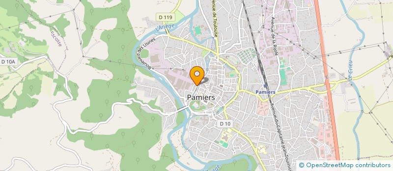 localisation de l'entreprise ECHAPPATOIRE à PAMIERS