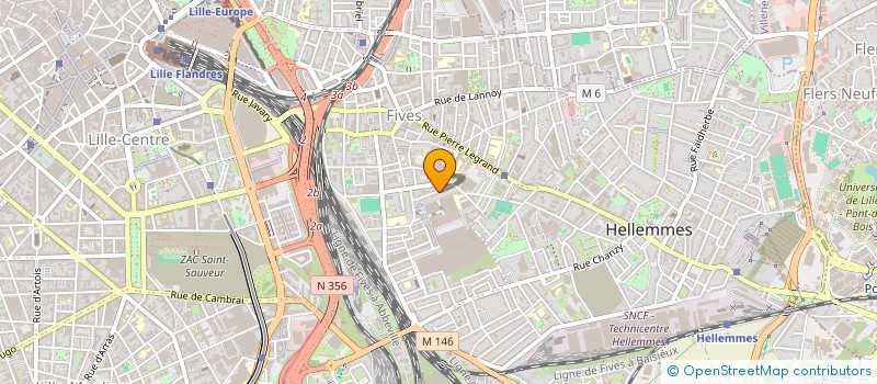 localisation de l'entreprise ECHAPPEE BELLE à LILLE