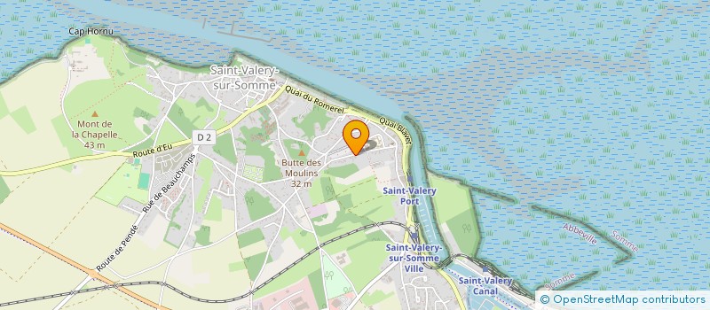 localisation de l'entreprise ECHAPPEE EN BAIE à SAINT-VALERY-SUR-SOMME