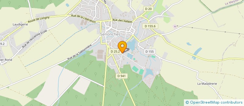 localisation de l'entreprise ECHAPPEE MUSICALE à SENONCHES
