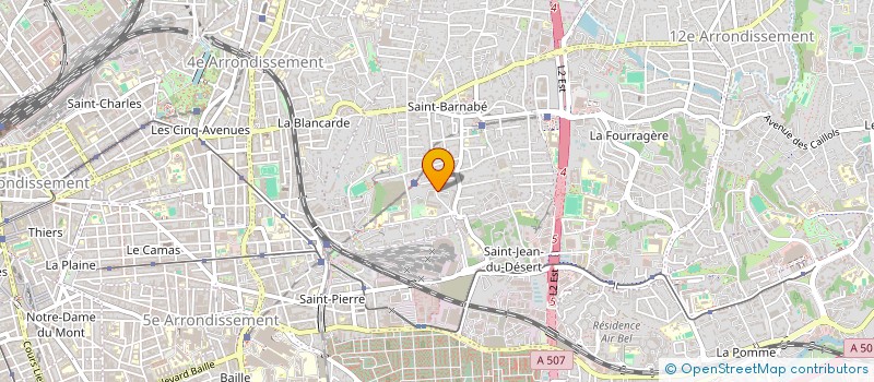 localisation de l'entreprise ECHAPPEE ZEN à MARSEILLE