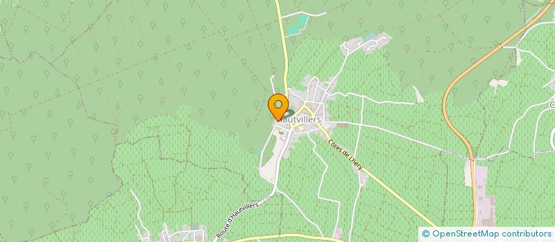 localisation de l'entreprise ECHAPPEES BULLES  HAUTVILLERS