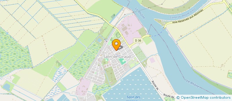 localisation de l'entreprise ECHAPPEES SALINIERES à ARLES