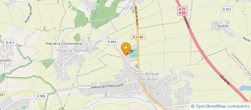 localisation de l'entreprise ECHAPPEES VOLCANIQUES  CHAMBARON SUR MORGE