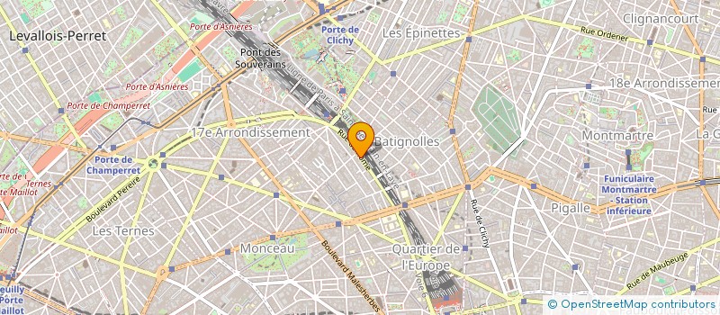 localisation de l'entreprise ECHAPPEMENT CARDINET à PARIS