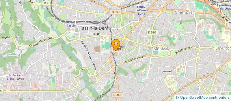 localisation de l'entreprise ECHAPPEMENT SAONE à TASSIN-LA-DEMI-LUNE