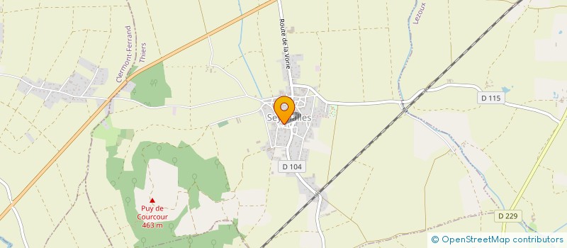 localisation de l'entreprise ECHAUBARD DIAG 63 à ORLEAT