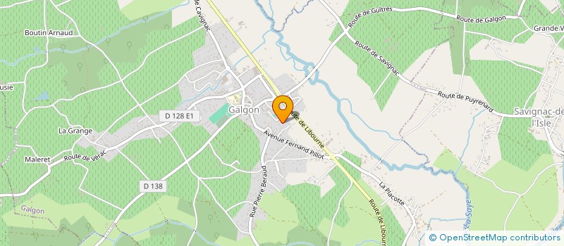 localisation de l'entreprise ECHAUFFEURS  LIBOURNE