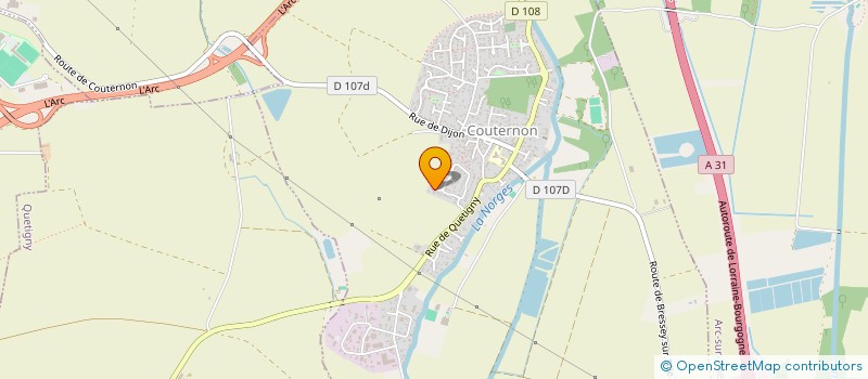 localisation de l'entreprise ECHAUGUETTE  COUTERNON