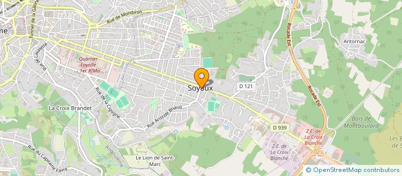 localisation de l'entreprise ECHEC ET MAT SOYAUX à SOYAUX