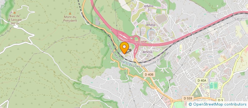 localisation de l'entreprise ECHEC ET MATTES  LA CIOTAT