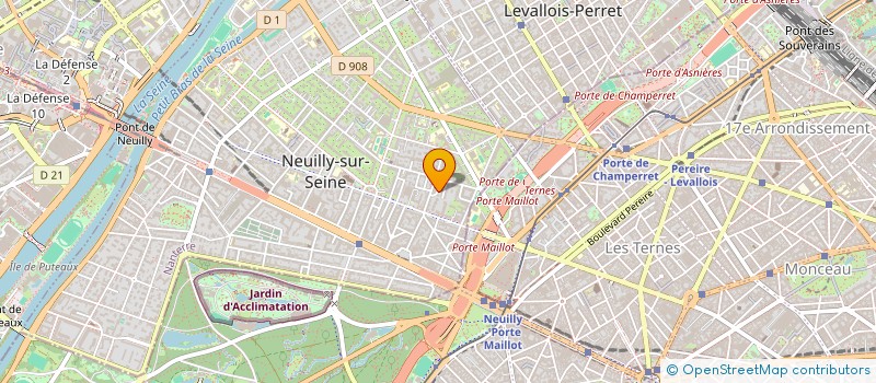 localisation de l'entreprise ECHECS ET MATHS  NEUILLY-SUR-SEINE