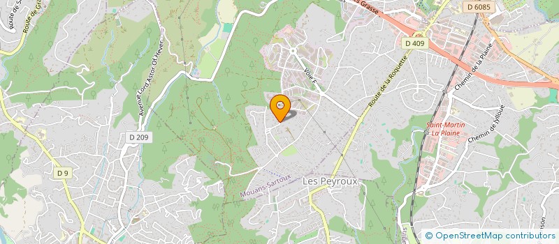 localisation de l'entreprise ECHECS PASSION 06  MOUANS-SARTOUX