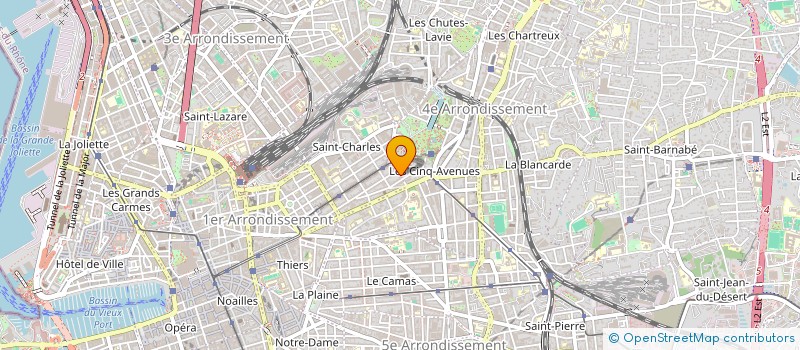 localisation de l'entreprise ECHELLE 1 à MARSEILLE