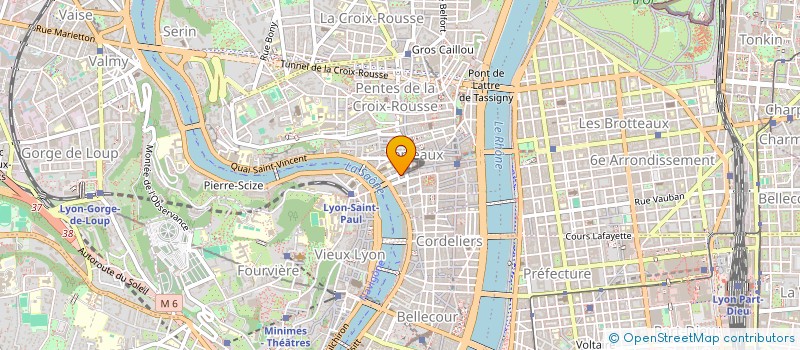 localisation de l'entreprise ECHELLE UN à LYON