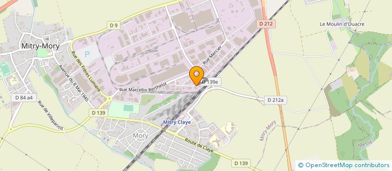 localisation de l'entreprise ECHELLES RIFFAUD EXPANSION à MITRY-MORY