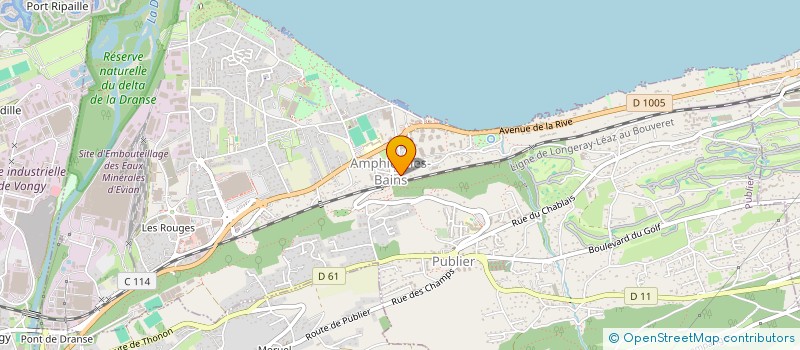 localisation de l'entreprise ECHERNIER-MOTTET  PUBLIER