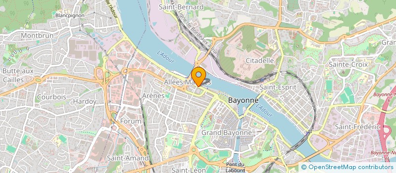 localisation de l'entreprise ECHEVERZ-INGENIERIE à BAYONNE