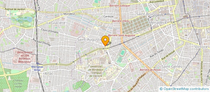 localisation de l'entreprise ECHEVESTE IMMOBILIER  BORDEAUX