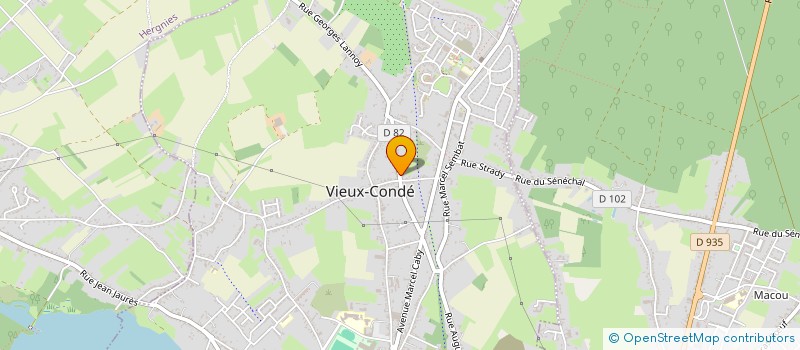 localisation de l'entreprise ECHEVIN  FRESNES-SUR-ESCAUT