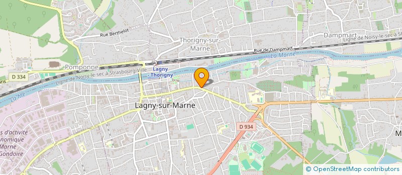 localisation de l'entreprise ECHIGO RODRIGUEZ  LAGNY-SUR-MARNE