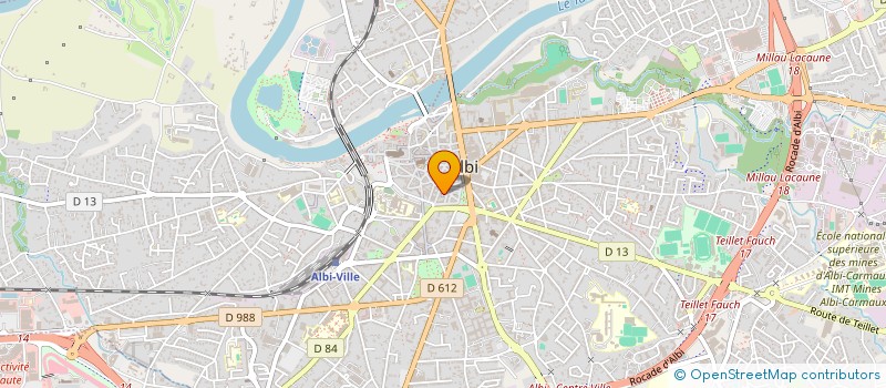 localisation de l'entreprise ECHIQUIER CLUB ALBIGEOIS à ALBI