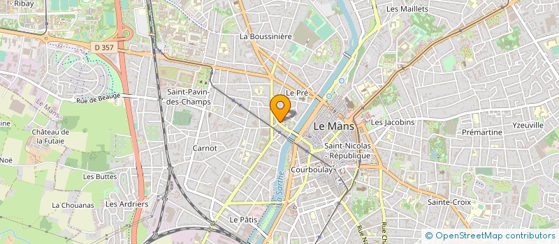 localisation de l'entreprise ECHIQUIER CLUB LE MANS  LE MANS