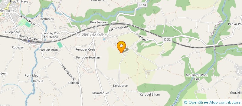 localisation de l'entreprise ECHIQUIER DE PLOUARET  PLOUARET