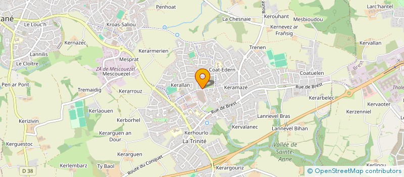 localisation de l'entreprise ECHIQUIER DE PLOUZANE  PLOUZANE