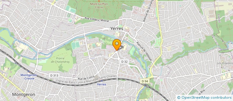 localisation de l'entreprise ECHIQUIER DU VAL D'YERRES  YERRES