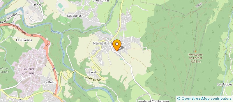 localisation de l'entreprise ECHIQUIER FUMEX à ANNECY