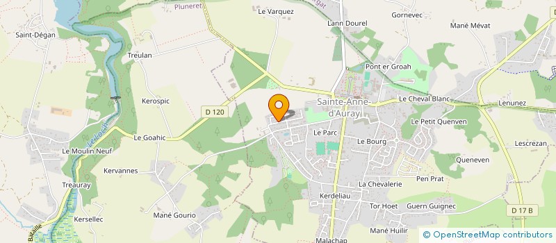 localisation de l'entreprise ECHIQUIER LAIQUE SAINT-ANNOIS (ELSA)  SAINTE-ANNE-D'AURAY