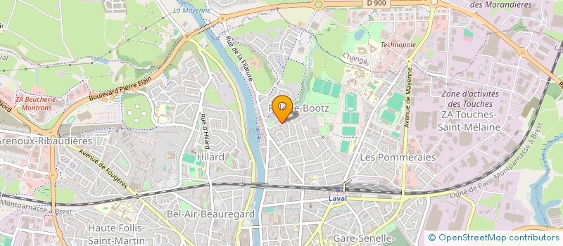 localisation de l'entreprise ECHIQUIER LAVALLOIS à LAVAL