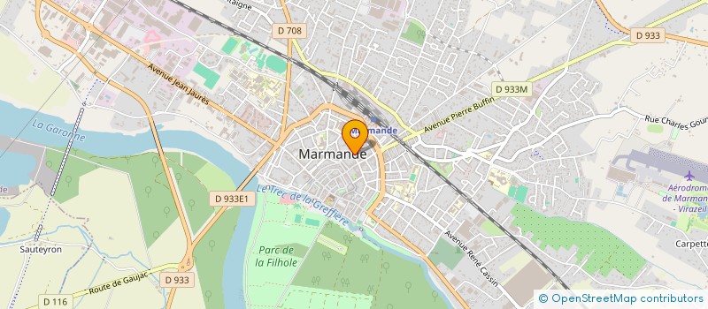 localisation de l'entreprise ECHIQUIER MARMANDAIS  MARMANDE