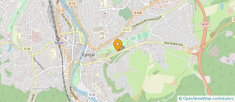 localisation de l'entreprise ECHIQUIER SPINALIEN  EPINAL