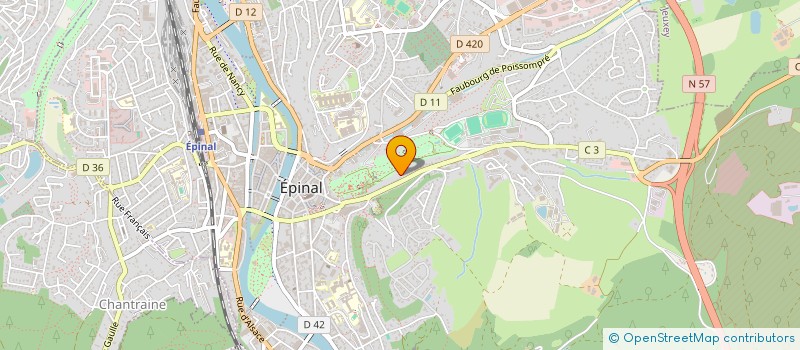 localisation de l'entreprise ECHIQUIER SPINALIEN  EPINAL